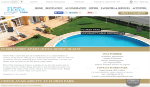 Flores website design